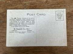 (2) Rumely Oil Pull Tractor Postcards