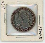 1914-S Barber Half Dollar