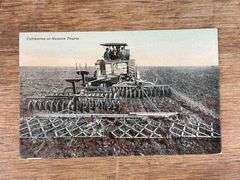 (2) Russell 75hp Steam Engine Postcards