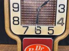 Dr. Pepper Lighted Clock