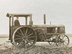 Rumely Gas Pull Tractor Photo Postcard