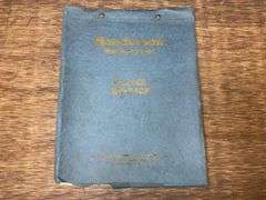1930 Henderson Police Service Motorcycles Literature