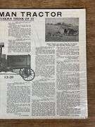 (2) Rock Island Plow Co. Heider Tractor Literature