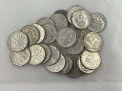 (26) Pre-1965 Silver Dimes