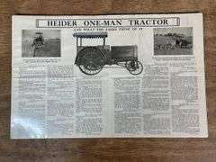 (2) Rock Island Plow Co. Heider Tractor Literature