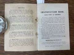 Olds Type A Engine Instruction Book