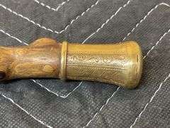 Vintage Blackthorn Cane with heavy gold top