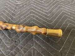 Vintage Blackthorn Cane with heavy gold top