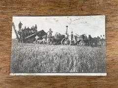 Nichols & Shepard Red River Thresher Photo Postcard