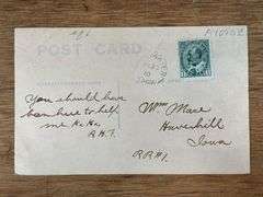 IHC Mogul Type C 15HP Tractor Photo Postcard