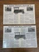 (2) Rock Island Plow Co. Heider Tractor Literature