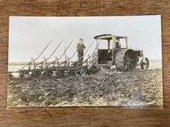 Rumely Gas Pull Tractor Photo Postcard