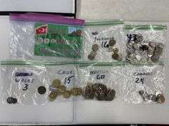 Mixed Bag of Foreign Coins