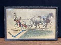 (2) Deering Framed Lithographs
