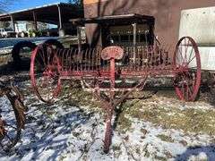 Dump Rake with Steel Wheels - Aumann Auctions, Inc.