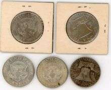 (5) Half Dollars