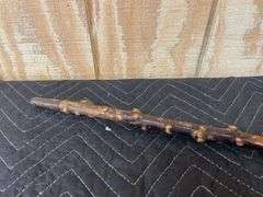 Vintage Blackthorn Cane with heavy gold top