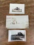 (3) Twin City Tractor Photos + Postcard