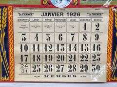 1926 La France Calendar