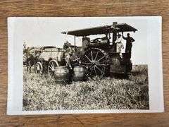 Avery Steam Engine Photo Postcard