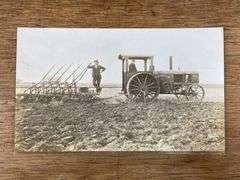 Rumely Gas Pull Tractor Photo Postcard