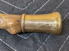 Vintage Blackthorn Cane with heavy gold top