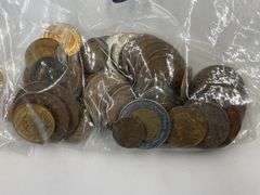 Mixed Bag of Foreign Coins