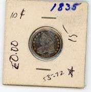 1835 Capped Bust Dime