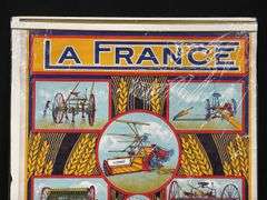 1926 La France Calendar
