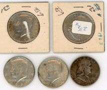 (5) Half Dollars