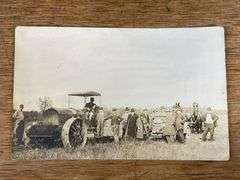 Unknown Auto Plow Photo Postcard