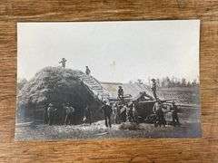 (3) Thresher Postcards + Photo