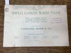 1901 Fairbank, Morse & Co. Simplex Marine Engine Catalog