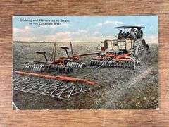 (2) Russell 75hp Steam Engine Postcards