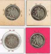(4) Standing Liberty Half Dollars