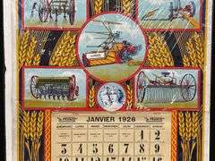 1926 La France Calendar
