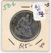 1858-O Liberty Seated Half Dollar