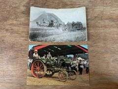 (2) Waterloo Boy Tractor Postcards