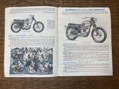 1966 Triumph Motorcycle Sales Literature