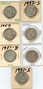 (7) Franklin Half Dollars