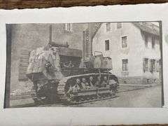 Holt 30 WWI Armor Plated Photo Postcard