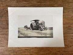 (3) Twin City Tractor Photos + Postcard