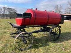 Horse Drawn Oil Delivery Wagon