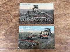(2) Russell 75hp Steam Engine Postcards