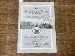 1916 Russell & Co. Yearbook of Threshing Machinery Catalog