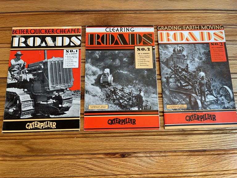(3) Caterpillar Roads Sales Literature image