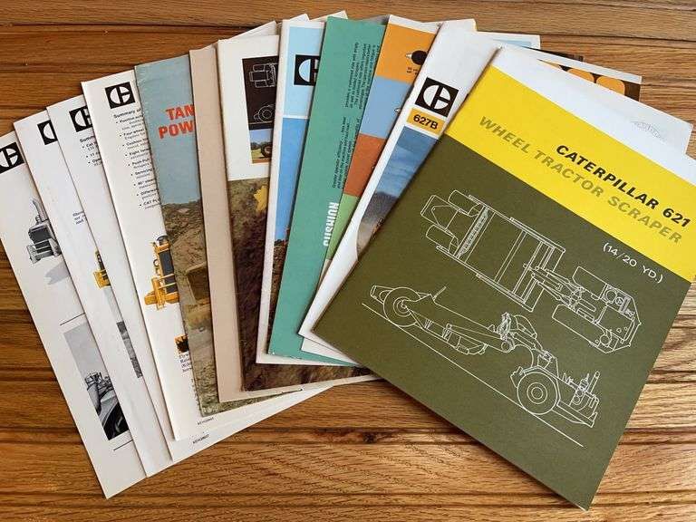 (12) Caterpillar Scraper Sales Literature image