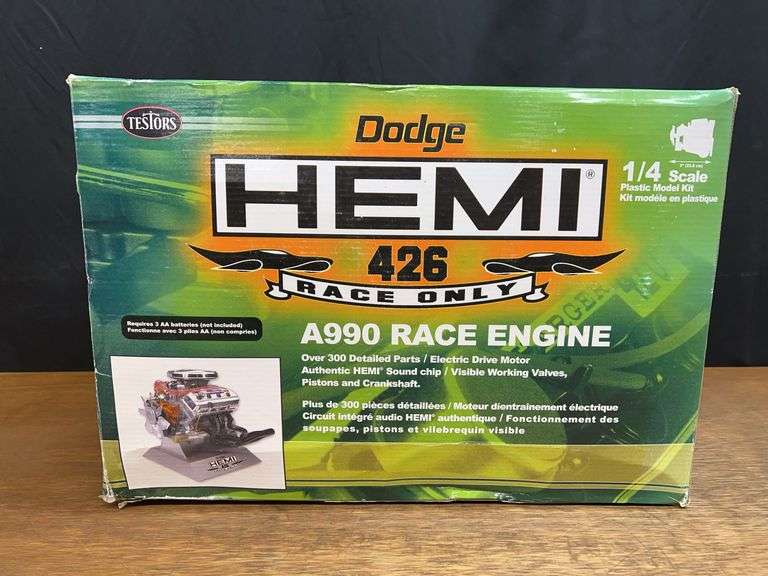 1/4 Dodge Hemi 426 Engine NIB Testors image