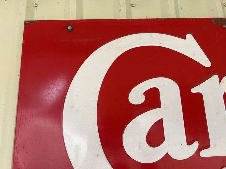 Carnation Fresh Milk Embossed Tin Sign image