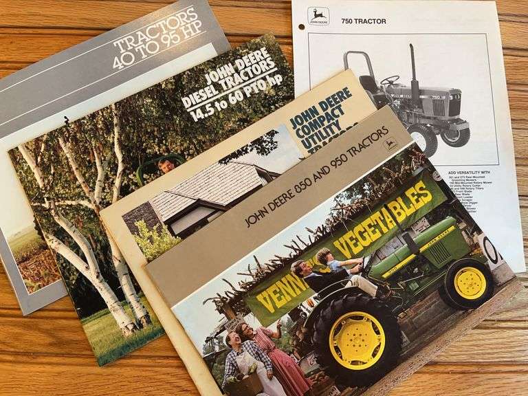 (5) John Deere Tractor Sales Literature image